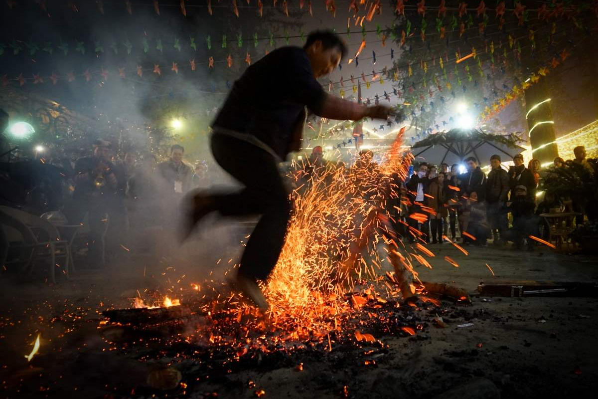 Ethnic festival celebrations in Sapa