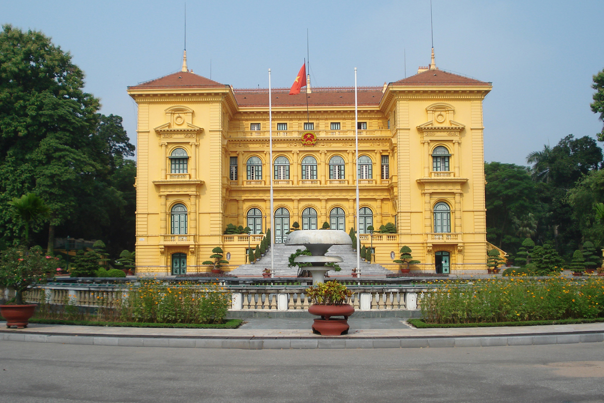 French colonial buildings in Vietnam representing the colonial period