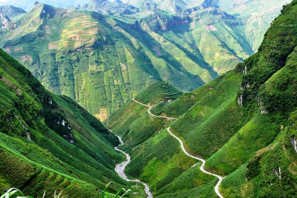 Ha Giang mountain landscape in June