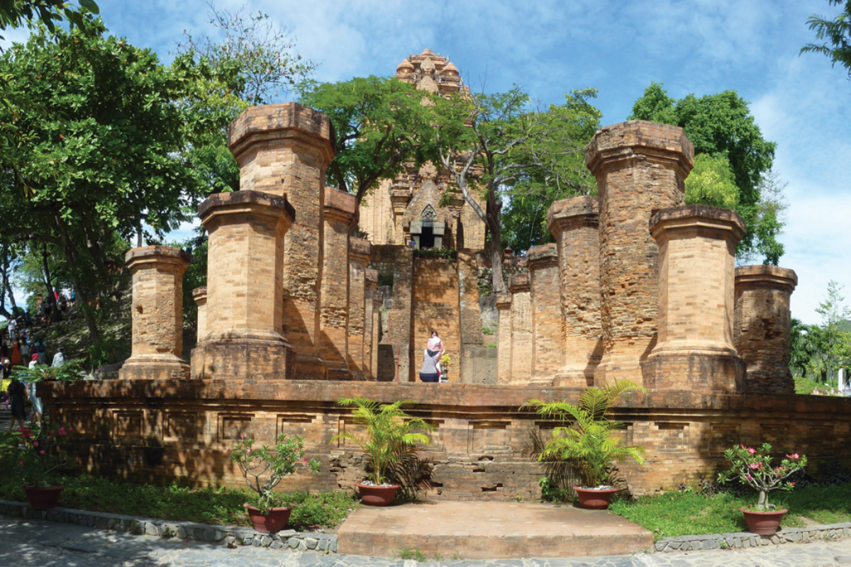 Ancient stone structures of Po Nagar Cham Towers 