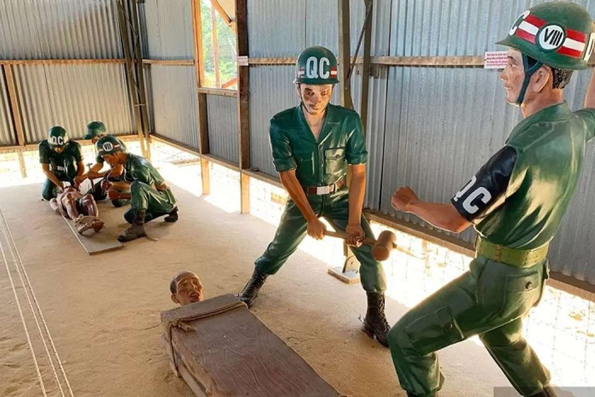 Prisoner Torture Exhibit at Phu Quoc Prison Museum