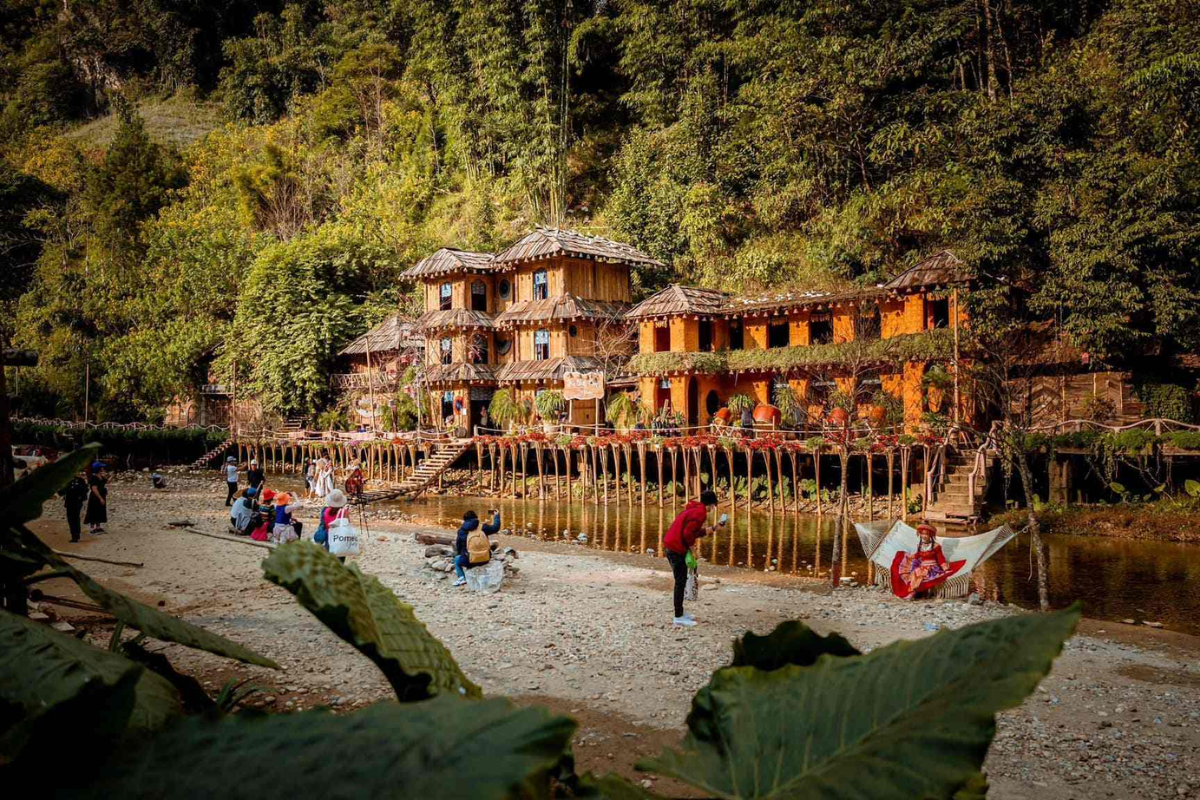 A traditional ethnic house in Sapa’s local villages