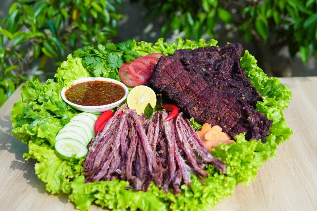Traditional Ha Giang dishes - Smoked Buffalo Meat