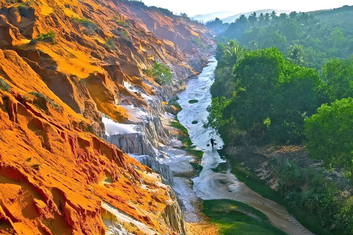 Waterfall at Fairy Stream Mui Ne