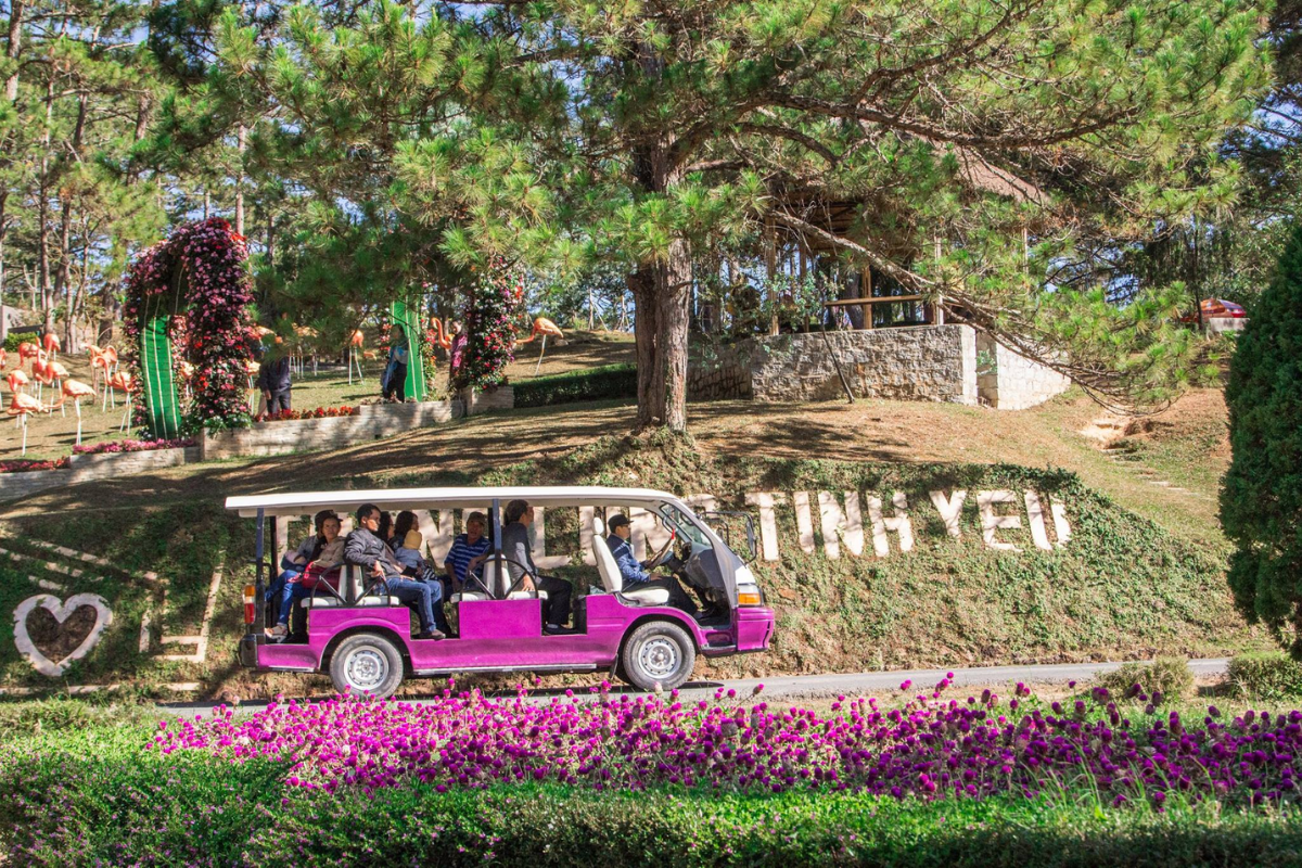 Beauriful view in Valley of Love, Da Lat
