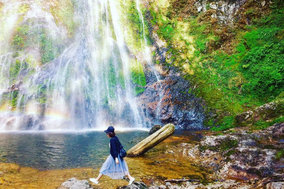 A stunning waterfall in Sapa, Vietnam