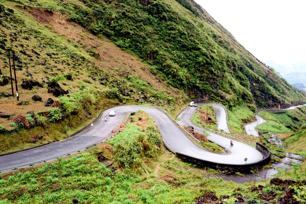 Stunning view of Ma Pi Leng Pass in Ha Giang