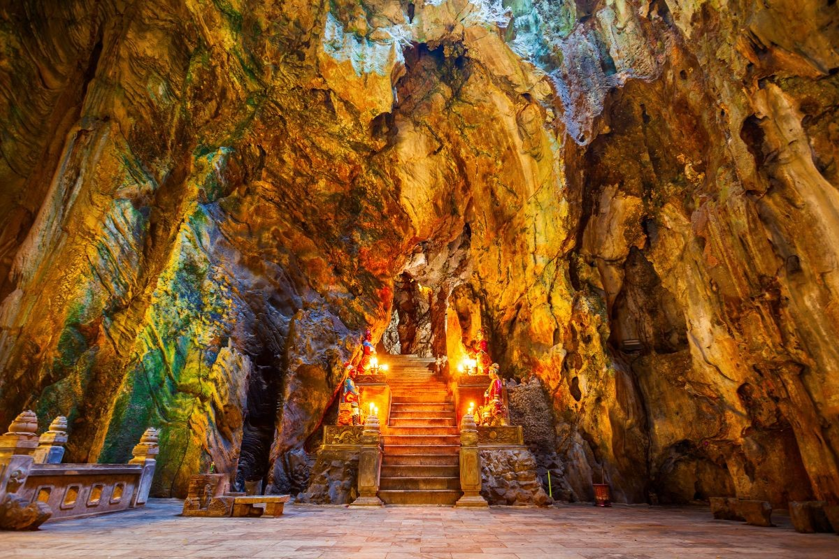 The Marble Mountains in Da Nang
