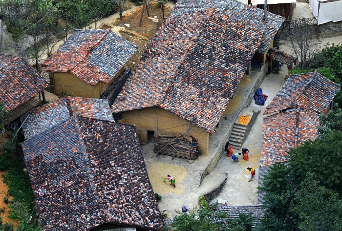 The peaceful scenery in Thèn Pả Village. Photo: Hồng Vĩnh