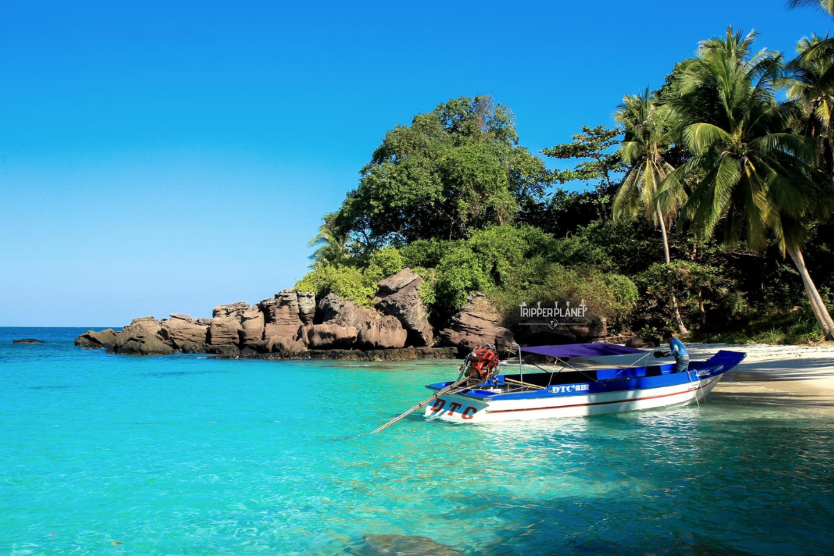 Crystal-clear waters of Phu Quoc’s islands