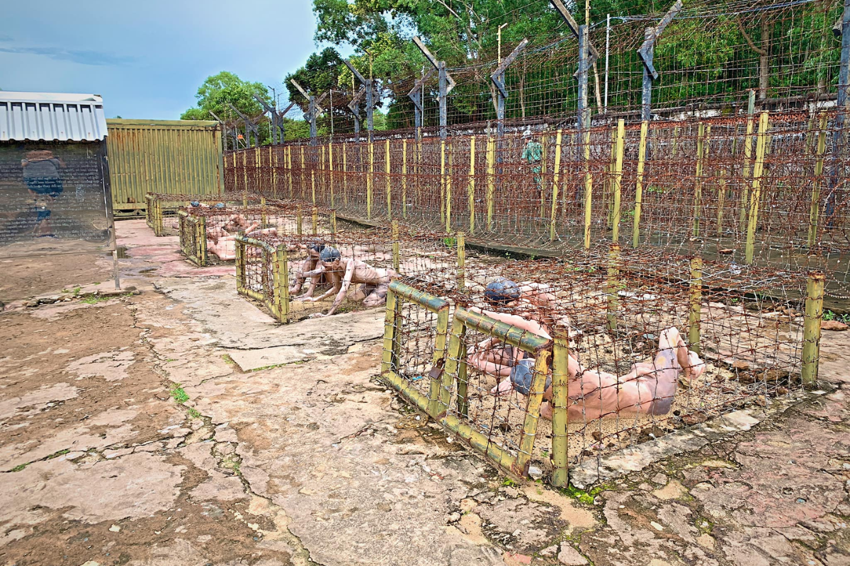 Phu Quoc Prison historical site with preserved cells