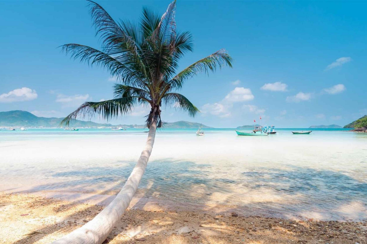 Beautiful view of Starfish Beach in Phu Quoc