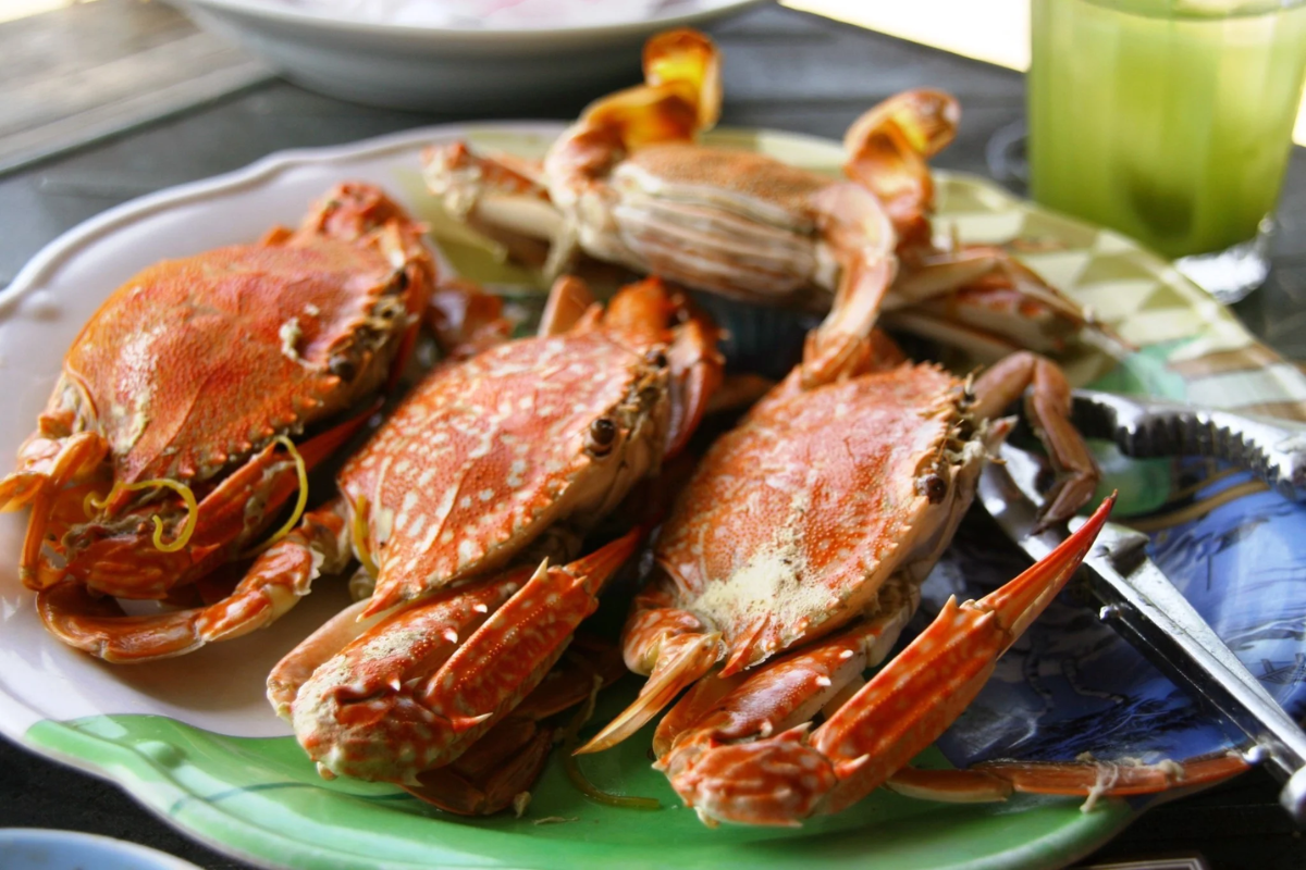 Boiled Ham Ninh crab