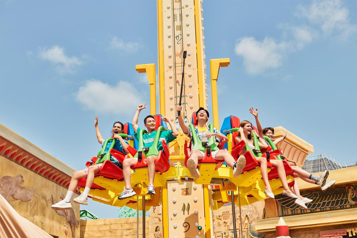 VinWonders Phu Quoc theme park with thrilling rides